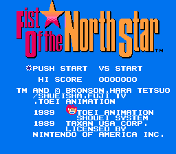 Fist of the North Star screenshot 3 for NES